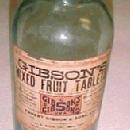LARGE Bottle GIBSON'S Mixed Fruit Tablets Large - Glass