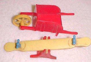 Renwal See Saw + Wheelborrow - Toys