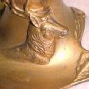 Stag Deer Figural Inkwell - Metalware