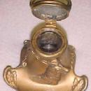 Stag Deer Figural Inkwell - Metalware