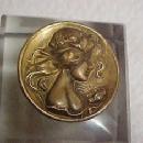 Cherub Cupid Figural Inkwell - Metalware