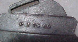 Lindbergh New York to Paris Fob - Metalware