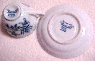 Blue Danube Demitasse Cup + Saucer - Porcelain/Fine China
