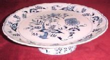 Blue Danube Footed Server - Porcelain/Fine China