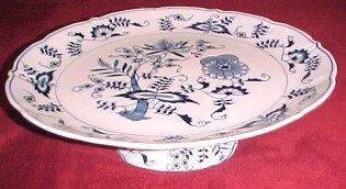 Blue Danube Footed Server - Porcelain/Fine China