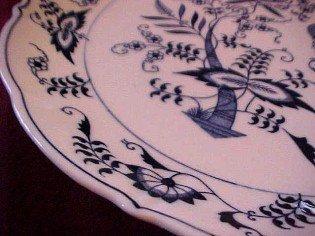Blue Danube Footed Server - Porcelain/Fine China