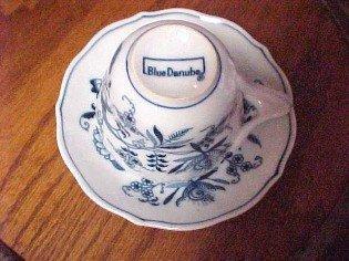 Blue Danube Cup & Saucer - Porcelain / Fine China