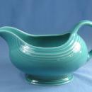 Fiesta Pottery GRAVY Pitcher Porcelain - Turquoise Blue Color