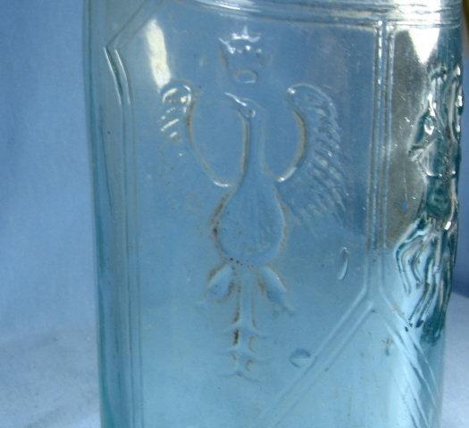 Antique GARDEN CITY Chicago Glass Bottle Wire Bail Cap