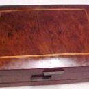 Inlayed BURLED WOOD Cuff Box - Jewelry