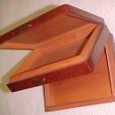 Inlayed BURLED WOOD Cuff Box - Jewelry