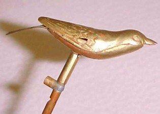 Figural Bird Whistle - Metalware