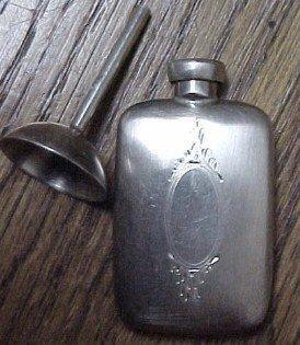 Sterling Silver Perfume + Funnel - Silver