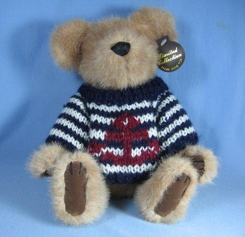 Vintage Faux Mink Nauticial TEDDY BEAR - toy