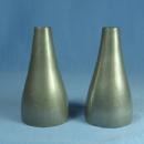 REED & BARTON Pewter Salt & Pepper Shakers - Antique Metalware