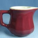 Restaurant Ware CREAMER Ribbed WINE with White Interior Pottery