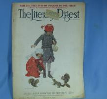 The LITERARY DIGEST Magazine February 19, 1921 - Antique Advertising pages