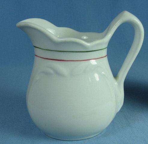 SHENANGO China Double Band Restaurant Ware Creamer