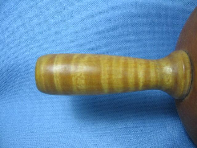 Treen Woodenware SCOOP ~ Tiger Stripe Butternut SCOOP - fine antique