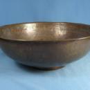 Brass Copper Hand Forged Bowl with Handles - matalware
