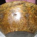 Early American BURL Mix Bowl Wood - HUGE Rare Antique Country Kitchen Antique