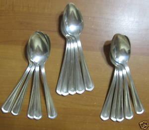 DIAMOND SILVER Silverplate Flatware 15pc TEASPOON Lot