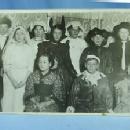 1904 Holloween Party People in Costume RPPC Postcard
