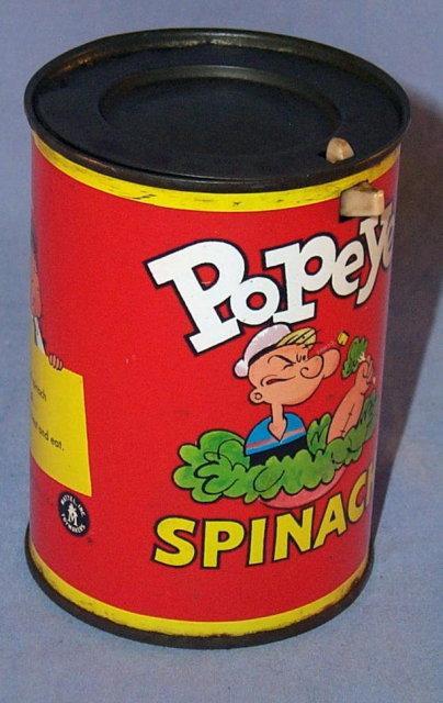 Mattel POPEYE Spinach Can Jack-In-The -Box - Toys