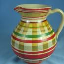 Cottageware MAJOLICA Pottery Pitcher - Figural Vineyard GRAPE
