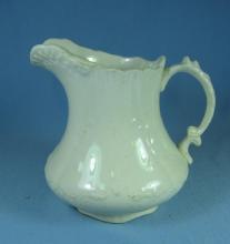 Antique Ironstone Pottery PITCHER Wellsville Co
