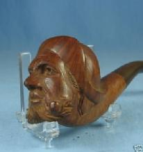 Vintage Carved Smoking Pipe ~ SIMS Tobacianna