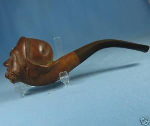 Vintage Carved Smoking Pipe ~ SIMS Tobacianna