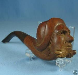 Vintage Carved Smoking Pipe ~ SIMS Tobacianna