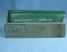 Knife SHARPENING Stone Advertising Electro NY - Vintage Sporting
