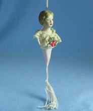 Porcelain Doll Head PIN CUSHION - Vintage Sewing Tool