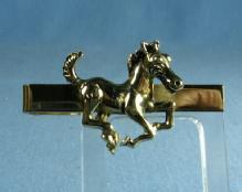 Jewelry Swank TIE CLIP - Vintage Galloping HORSE - Vintage SWANK Jewelry
