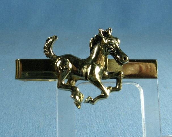 Jewelry Swank TIE CLIP - Vintage Galloping HORSE - Vintage SWANK Jewelry