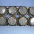 Graniteware MUFFIN TIN - Rare unusual style- antique metalware