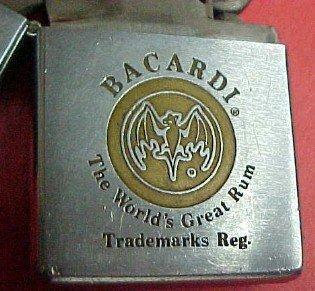BACARDI RUM Cigarette Lighter ZIPPO Box - Tobacciana