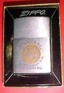 BACARDI RUM Cigarette Lighter ZIPPO Box - Tobacciana