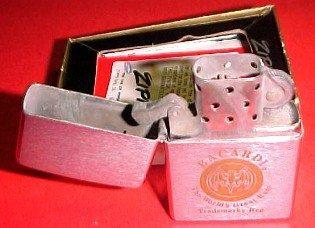 BACARDI RUM Cigarette Lighter ZIPPO Box - Tobacciana