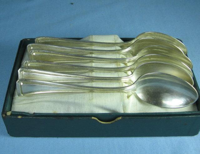 Nickel Coin Silver SPOON Lot - Antique American Silver