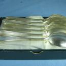 Nickel Coin Silver SPOON Lot - Antique American Silver