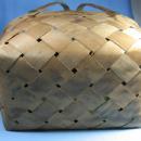 Split Ash Basket Woven - Antique Dbl Bent Oak Handle