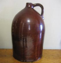 BENNINGTON Stoneware Crock Jug Five gal - Antique Country Pottery