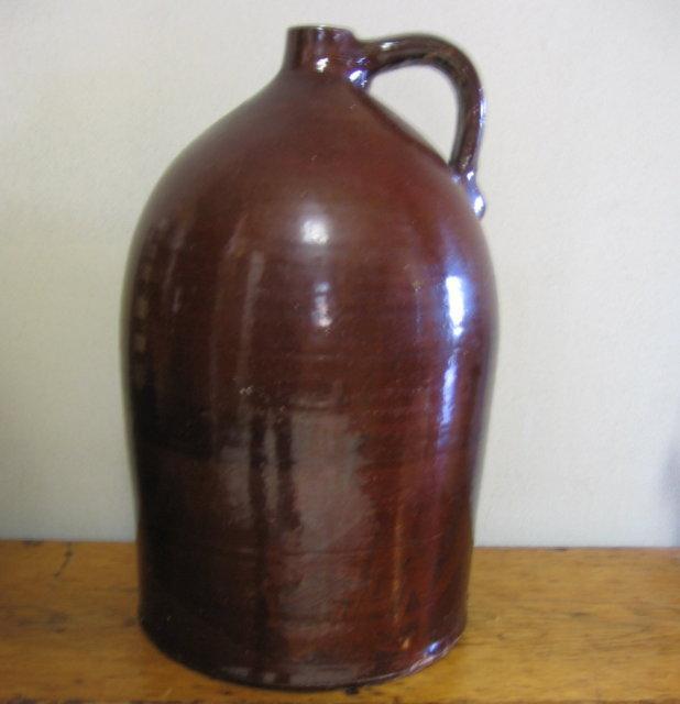 BENNINGTON Stoneware Crock Jug Five gal - Antique Country Pottery