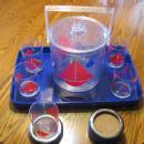 SAIL Boat Nautical Beverage Set - Acrylic Water Glasses Ice Bucket and Serving Tray