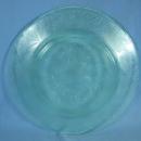 DOGWOOD Green Vaseline Glass Plate - Macbeth Evans Depression Era Plate