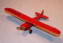 HUBLEY Cast Metal Piper Cub #433 Airplane - Toys