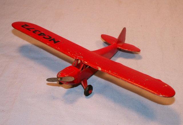 HUBLEY Cast Metal Piper Cub #433 Airplane - Toys
